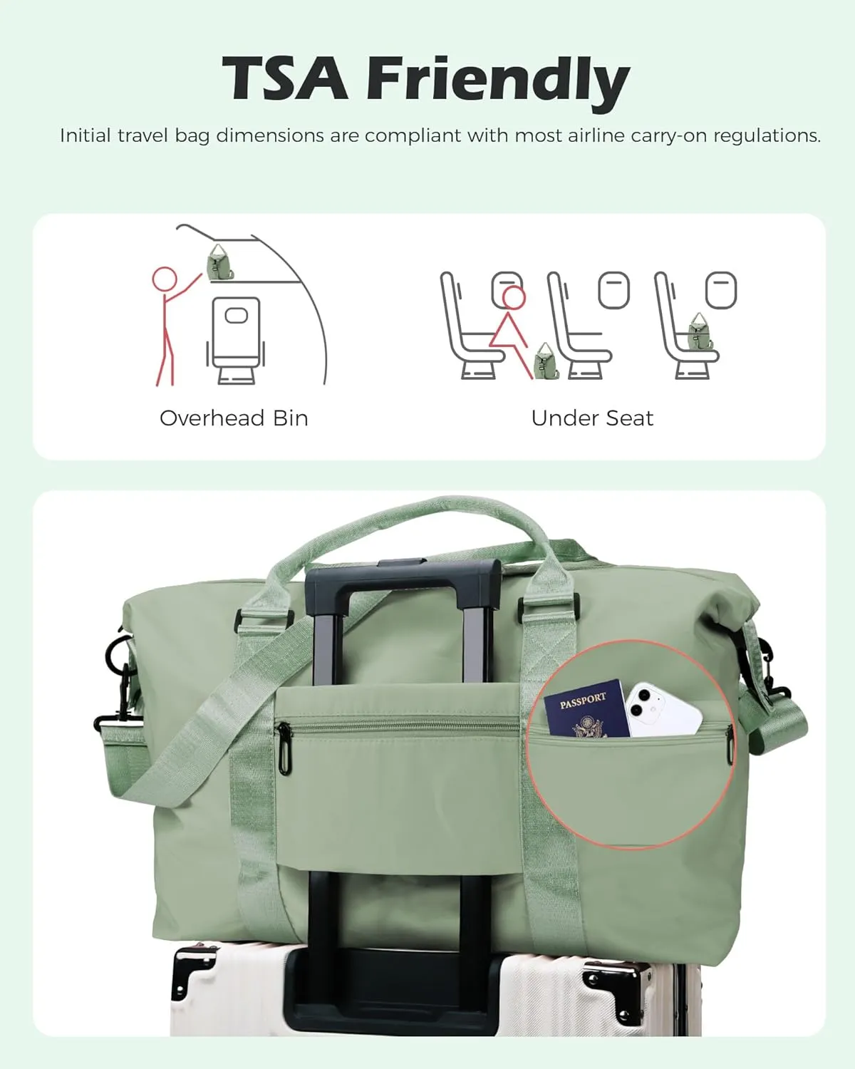 Daughter Gifts, Initial Travel Duffel Bag, Sports Bag, Personalized Weekender Bag with Shoulder Strap, Monogram Overnight Bag, Gift for Friend Sister Women gifts (Letter W)