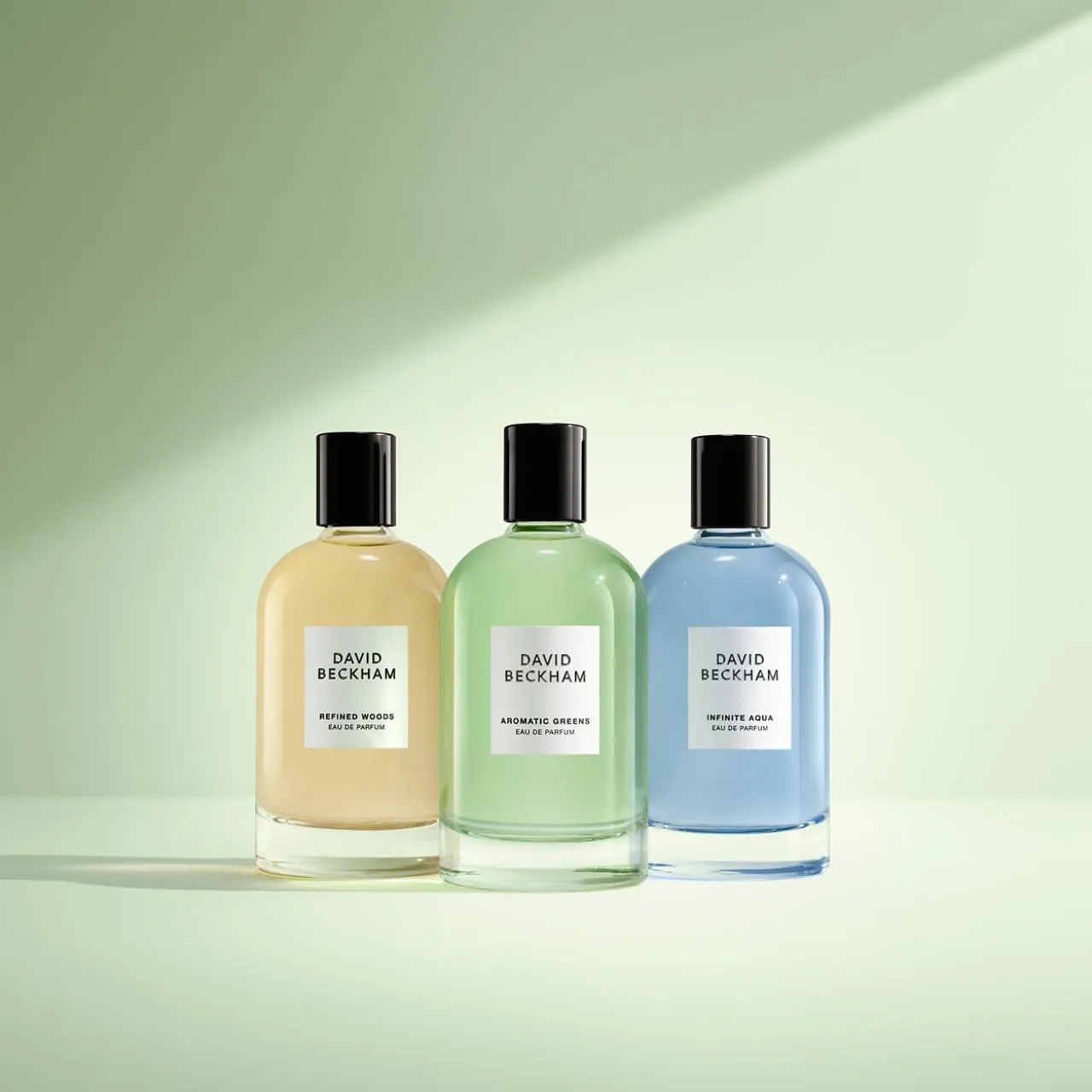 David Beckham Aromatic Greens Eau de Parfum 3.3 fl oz (Pack of 1), Notes of Lemon, Green Apple, and Cedarwood, Men's Fragrance, Long Lasting, Everyday Fragrance, Travel Size