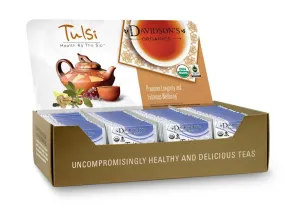Davidson's Organics, Tulsi Mango Peach, 100-count Individually Wrapped Tea Bags