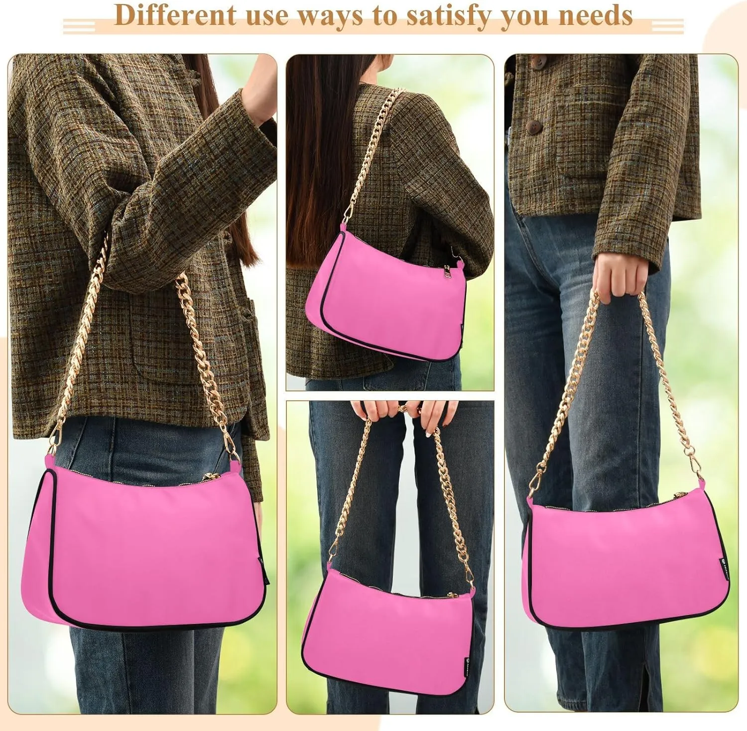 Deep Dark Gray Mini Purses for Women, Womens Shoulder Bags Crossbody
