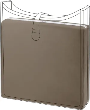 DGAZ Bag Pillow Shaper Insert for Luxury Handbags, Silky Pillow Shaper for Hermes Evelyne mini/29/33/40 Bags(Etoupe Grey,Mini)