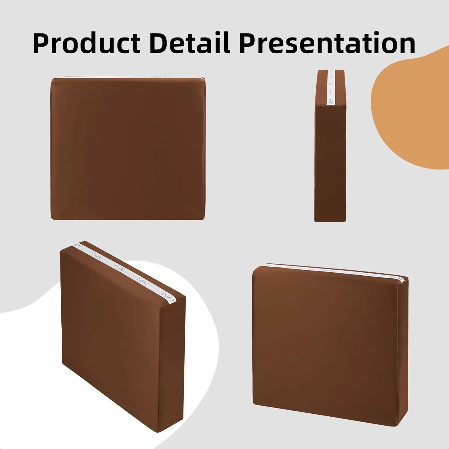 DGAZ Bag Pillow Shaper Insert for Luxury Handbags, Silky Pillow Shaper for Hermes Evelyne mini/29/33/40 Bags(Gold,Mini)