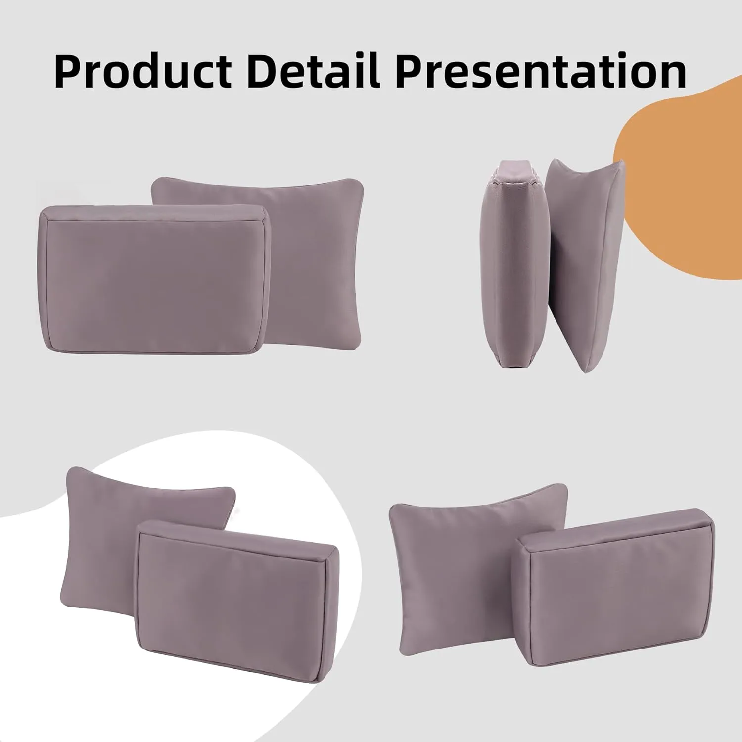 DGAZ Purse Pillow Insert for Hermes Roulis bags, Memory Foam, Silky Pillow Shaper for Luxury Handbags(Konjac Purple,Roulis18)