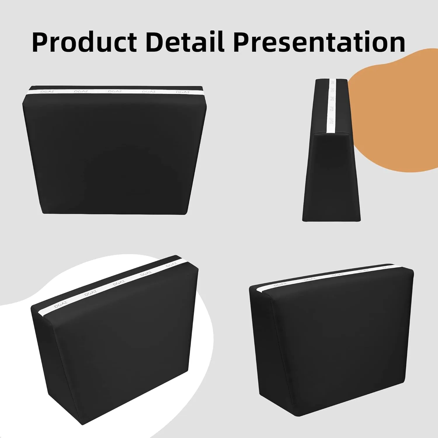 DGAZ Purse Pillow Shaper Insert for Neverfullbag, Silky Pillow Shaper for Luxury Handbags(Black,MM)