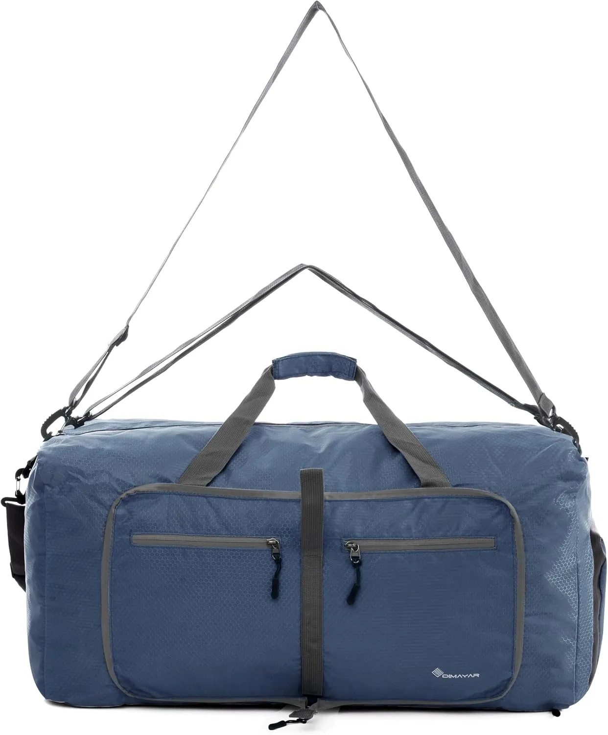 Dimayar Travel Duffle Bag for Men Women - Foldable Duffel Bag with Shoes Compartment - Overnight Bags Waterproof & Tear Resistant(115L,Dark Blue)