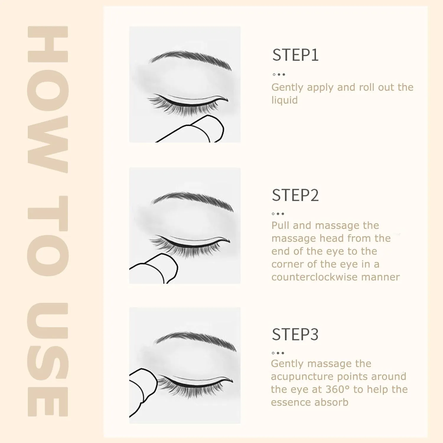Dinkiss Lutein Eye Essence Oil - Lutein Eye Essence Oil, Lutein Eyes Vc Cream to Improve Eyes Bags Dark Circles (2pcs, 8ml/pcs)