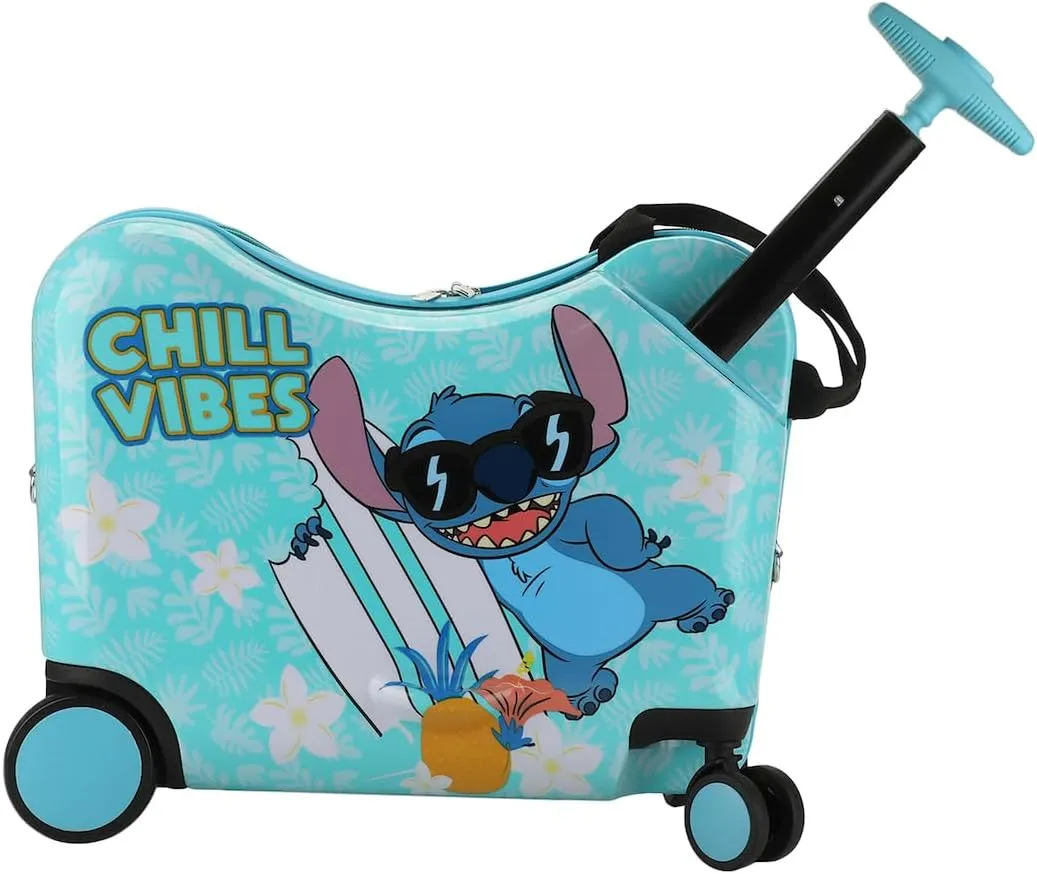 Disney Stitch Chill Vibes Children's Ride-On Luggage
