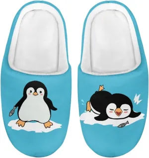 DISNIMO Boys Girls Cozy-House Bedroom Slippers Warm Plush Winter Cotton Slipper Kids Indoor Non-Slip Shoes 9-14.5
