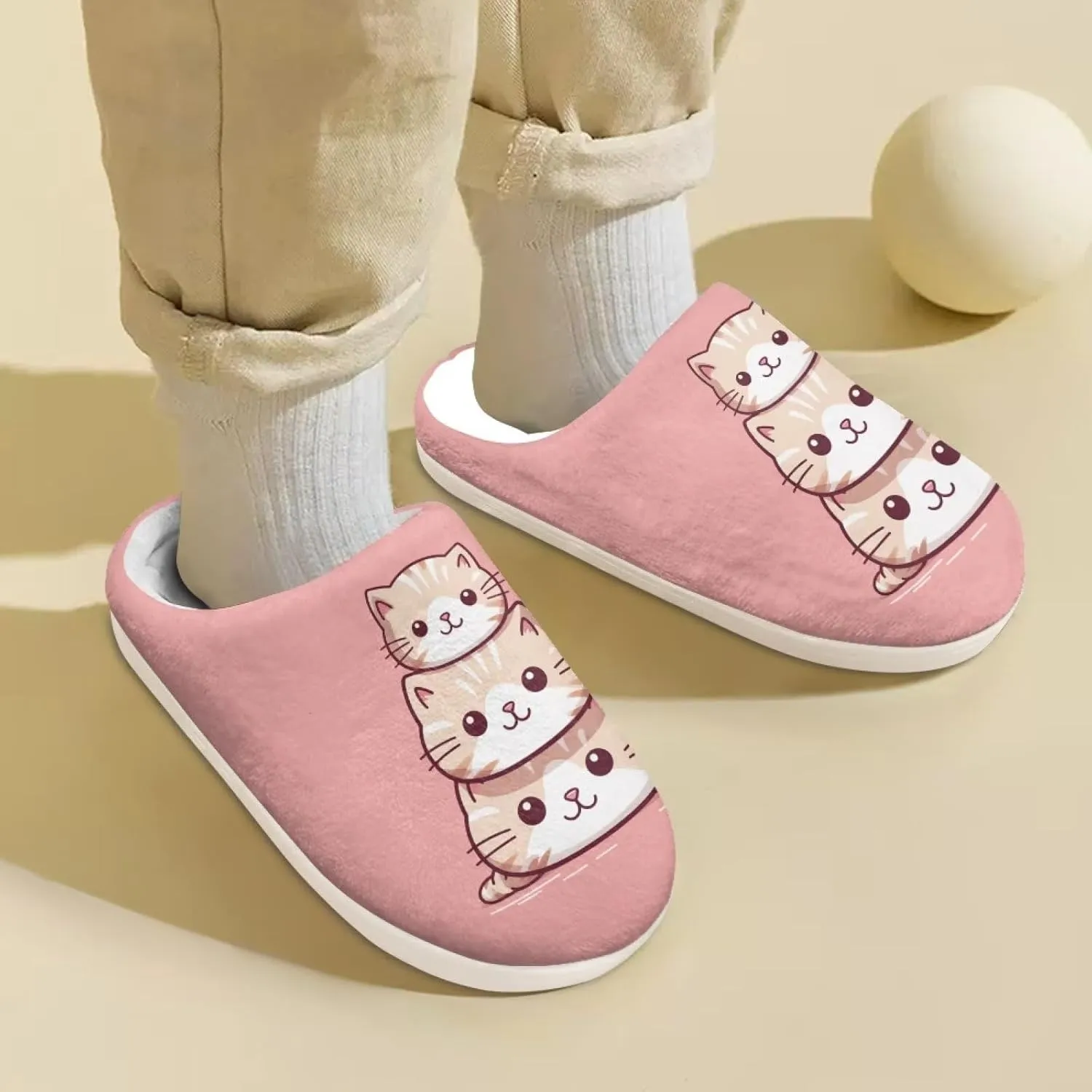 DISNIMO Kids Cozy Bedroom House Slippers with Fuzzy Plush Fleece Lining for Indoor Ourdoor Size 9-14.5