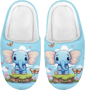 DISNIMO Kids Cozy Bedroom House Slippers with Fuzzy Plush Fleece Lining for Indoor Ourdoor Size 9-14.5