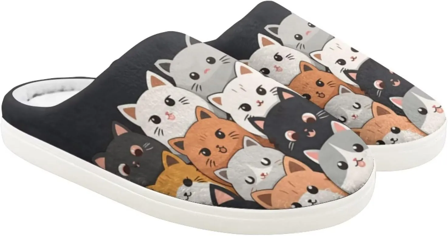 DISNIMO Kids Cozy Bedroom House Slippers with Fuzzy Plush Fleece Lining for Indoor Ourdoor Size 9-14.5