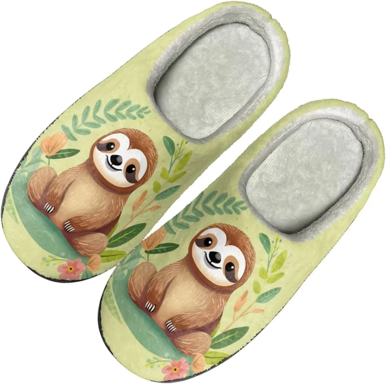 DISNIMO Soft Cozy Warm Fall Winter House Bedroom Slippers for Women Girls Ladies