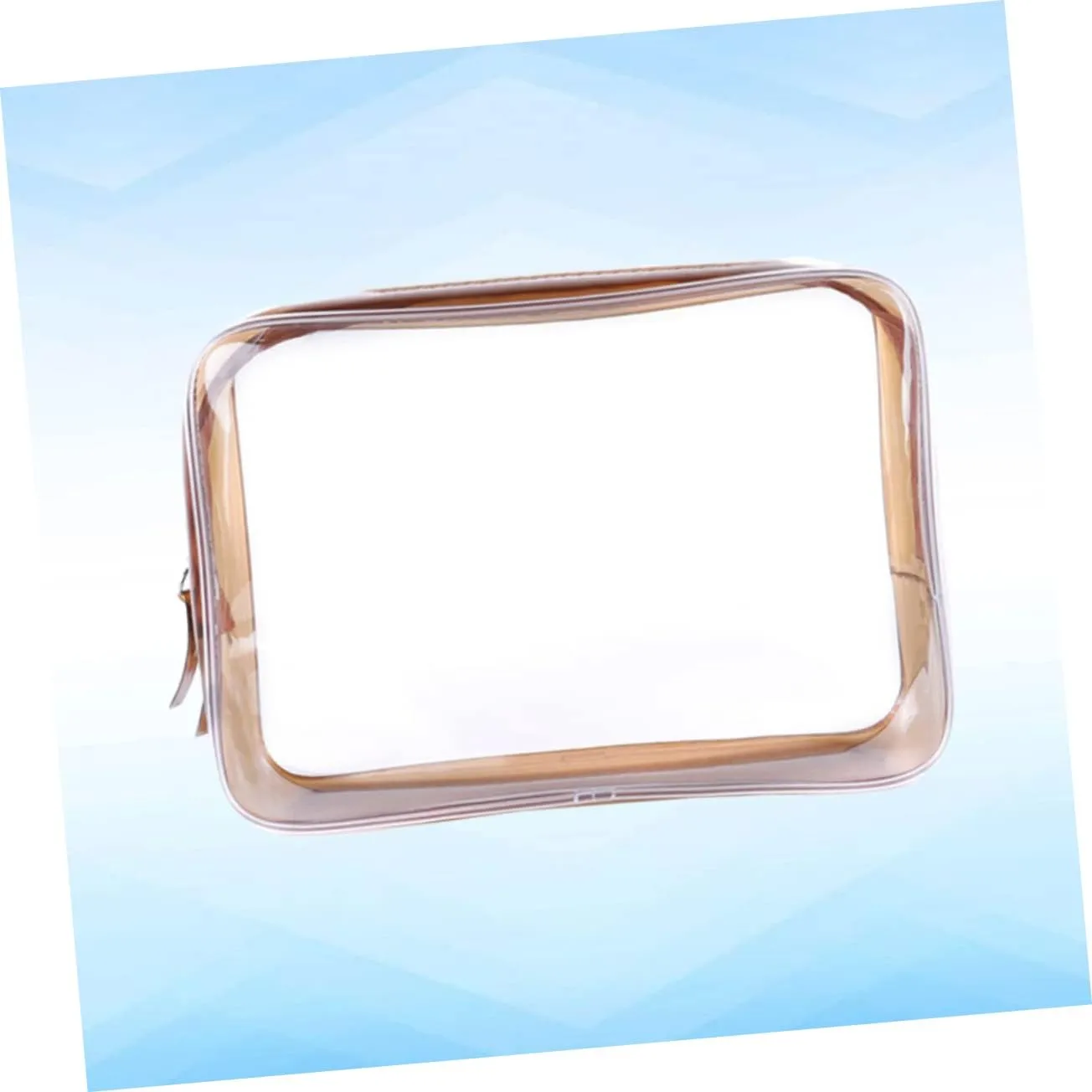 DOITOOL 3pcs Women Organizer Portable High Toiletry Wallet Waterproof PVC for Bag Make Wash Cosmetic Home, Coffee, Size 2