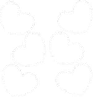 DOITOOL DIY Woven Bag Material Kit 6pcs Heart Shape Acrylic Braided Parts for DIY Purse