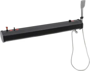 DYRABREST 4.7 Gallon Road Camping Shower Portable Roof Rack Mount Solar Heated Road Shower Self-Pressurized Water Tank for Camping Showers, Overlanding and Outdoor Activities Water Supply