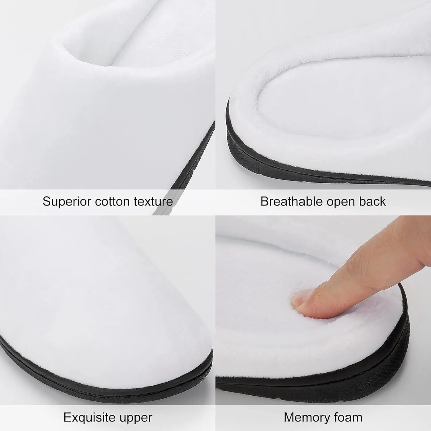 Earth Galaxy Space Men's Home Slippers Warm House Shoes Anti-Skid Rubber Sole for Home Spa Travel