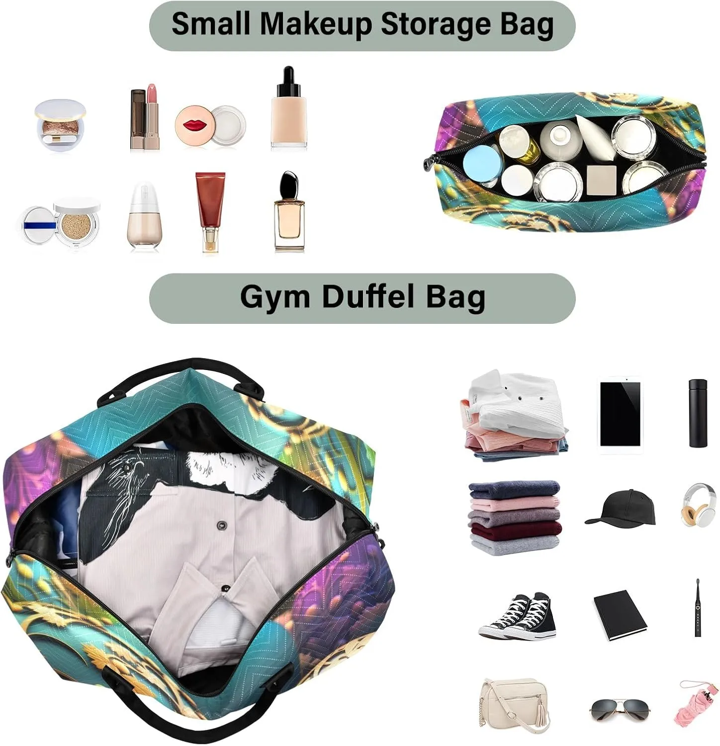 Easter Egg Duffle Carry on Bag Travel Tote Bags Duffle Bag Women Gym Weekender Bags for Women Large
