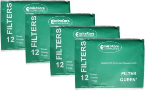 EnviroCare Replacement Vacuum Filter Cones made to fit Filter Queen Vacuums 48 Cones
