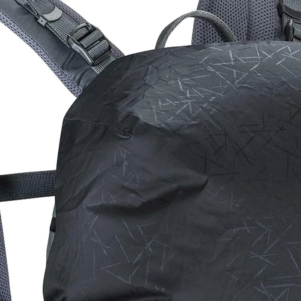 EVOC RAINCOVER Sleeve Rucksack Regenschutz für Outdoorabenteuer, wasserdichte Rucksack Schutzhülle (Flexible Größenanpassung durch Kordelzug, reflektierender Druck, Größe: M, L)