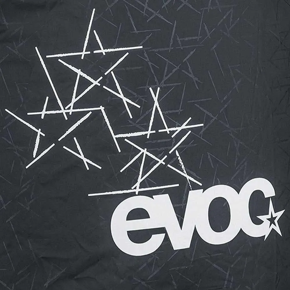 EVOC RAINCOVER Sleeve Rucksack Regenschutz für Outdoorabenteuer, wasserdichte Rucksack Schutzhülle (Flexible Größenanpassung durch Kordelzug, reflektierender Druck, Größe: M, L)