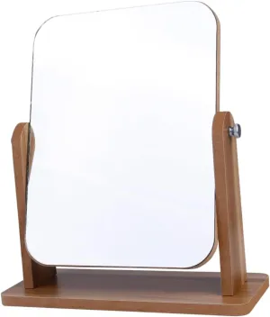 Fashion Makeup Mirror Square Desktop Cosmetic Mirror Stereo for Living Room