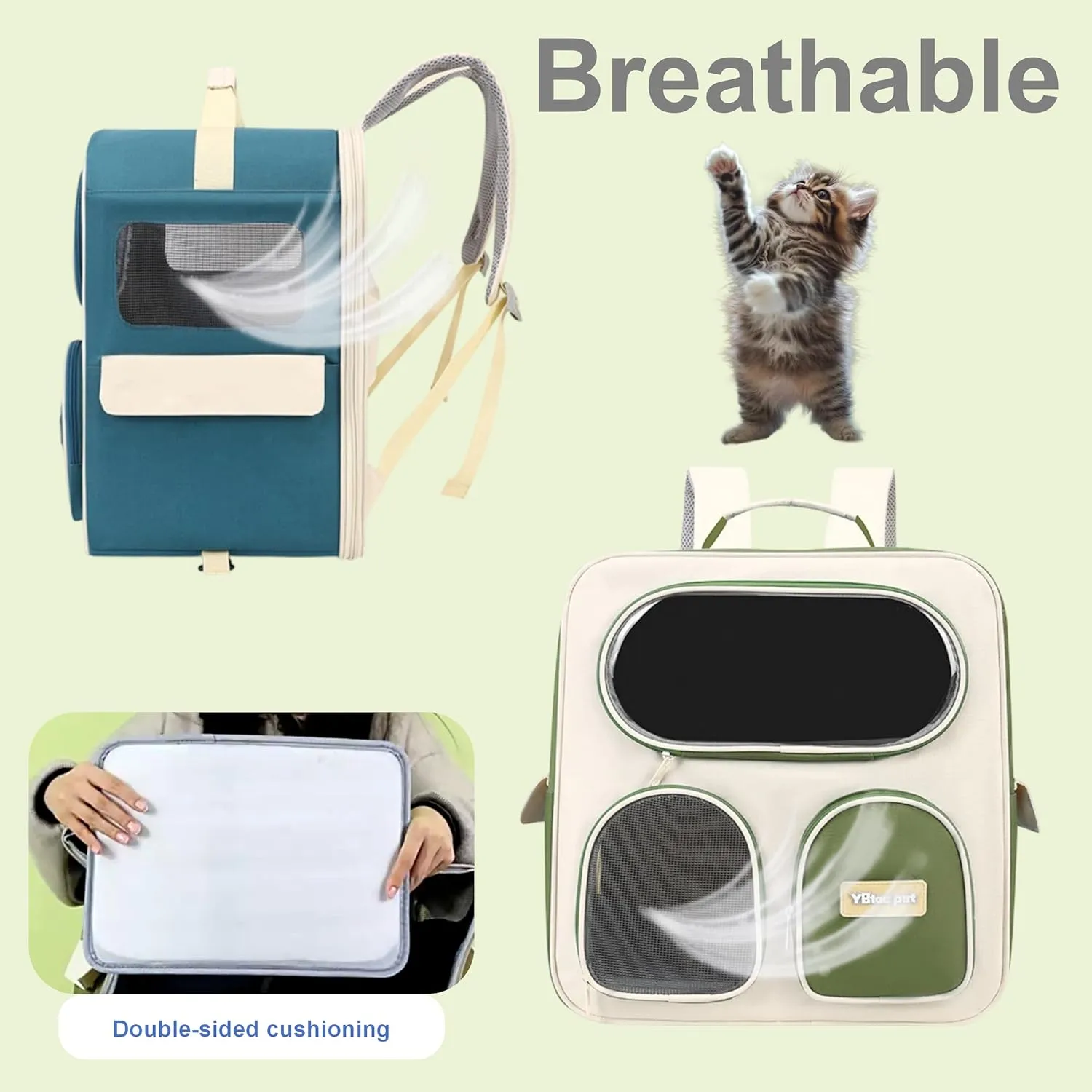 Fashion Pet Bubble Backpack Carrier Travel Medical Bag Soft Sided Space Capsule Canned Window Design for Dog Cat Love to Explore (Orange, One Size)