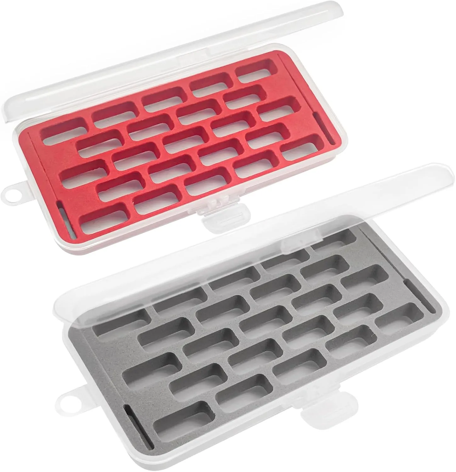 Fbshicung 2pcs Bobbin Case for Bernina New 7 and 8 Series Jumbo Bobbin Sewing Bobbin Storage Case and Saver Holds 23 Bobbins Box Organizer