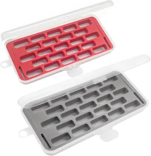 Fbshicung 2pcs Bobbin Case for Bernina New 7 and 8 Series Jumbo Bobbin Sewing Bobbin Storage Case and Saver Holds 23 Bobbins Box Organizer