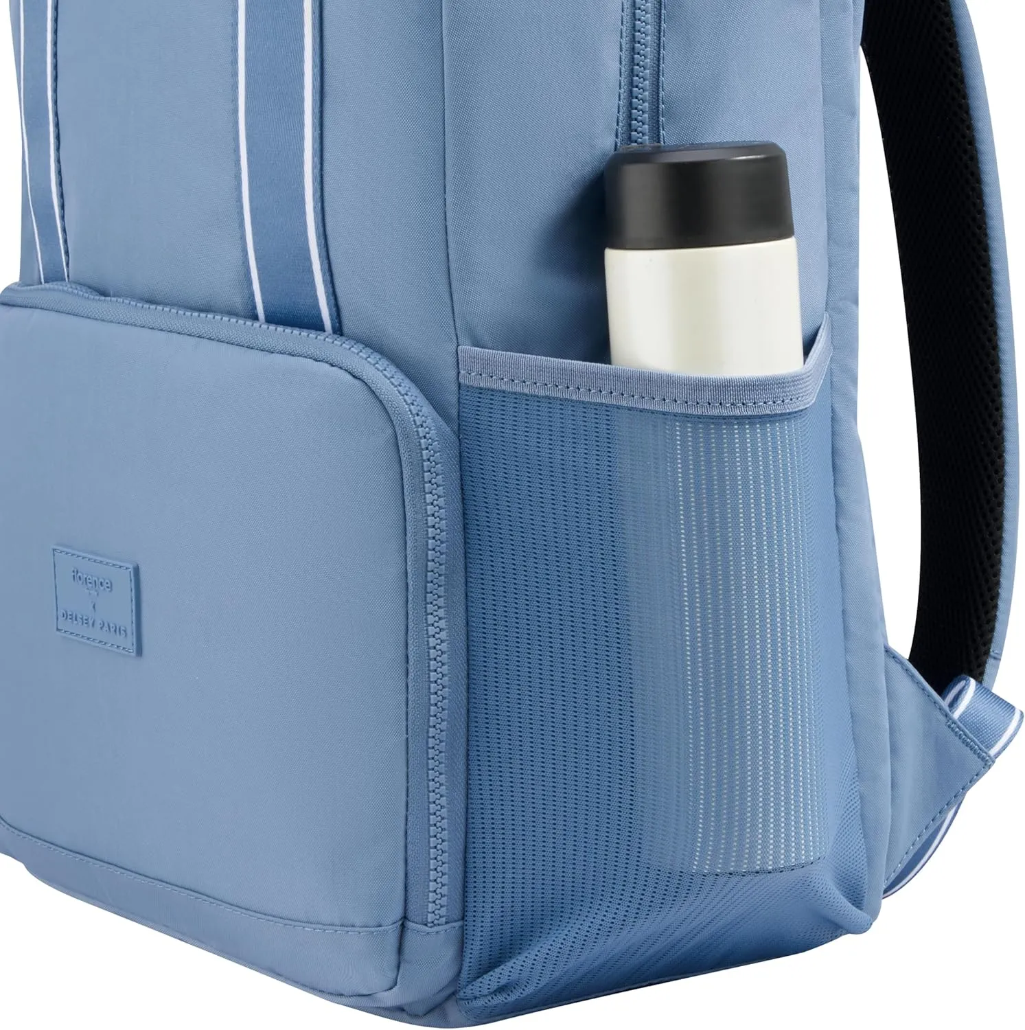 florence by mills Carefree Carry Laptop Travel Backpack, Zinc Blue