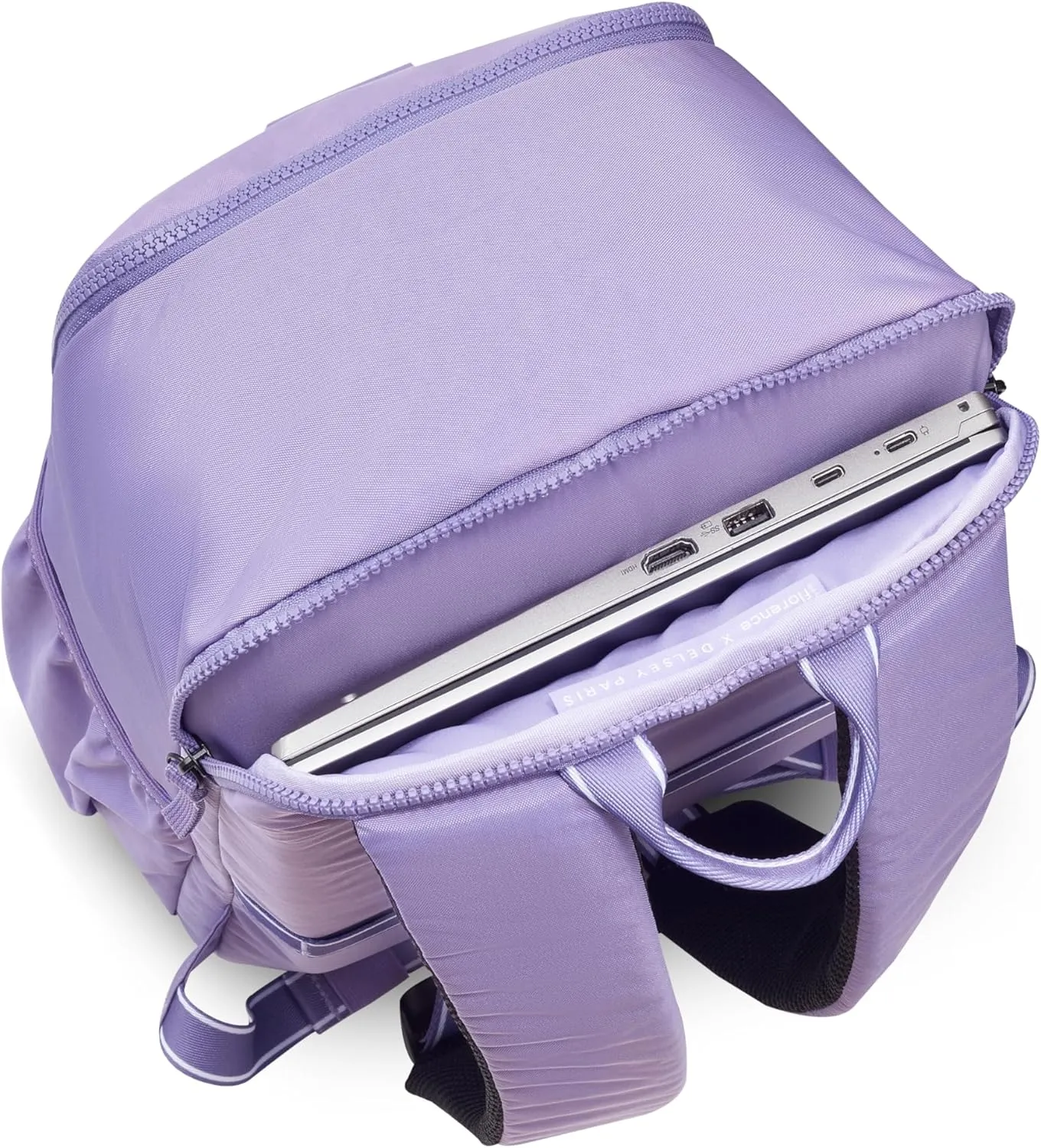 florence by mills Fresh Start Laptop Travel Backpack, Lavender