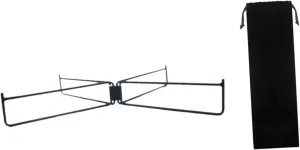 Foldable Cooler Stand Storage Bin Stand Heavy Duty Stainless Steel Compact Luggage Rack Ice Box Holder for Picnic BBQ Outdoor