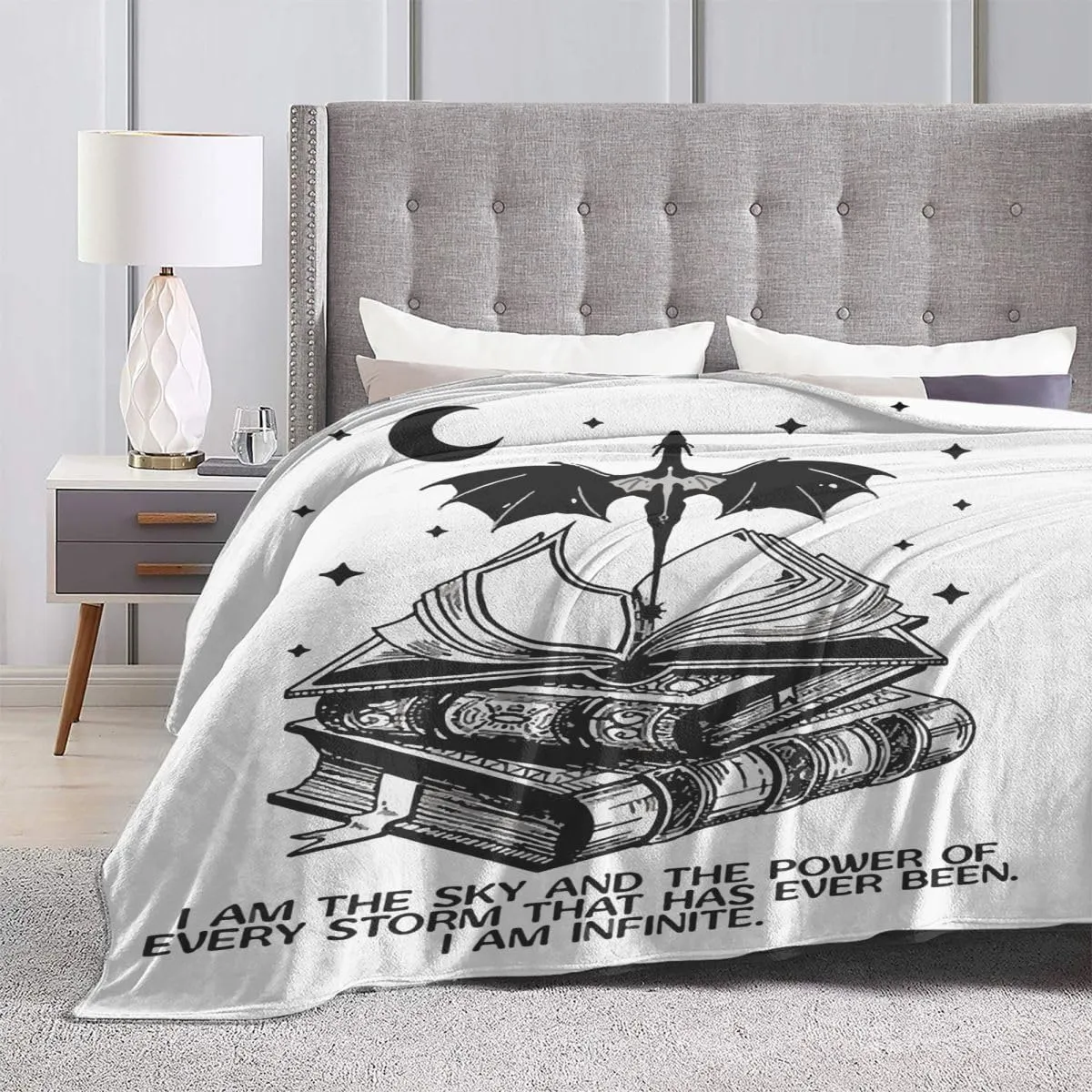 Fourth-Wing Blanket Soft Flannel Fleece Throw Travel Camping Blanket for Sofa Couch Bed 4th Wing Merch Book Fan Gift 30x40 in