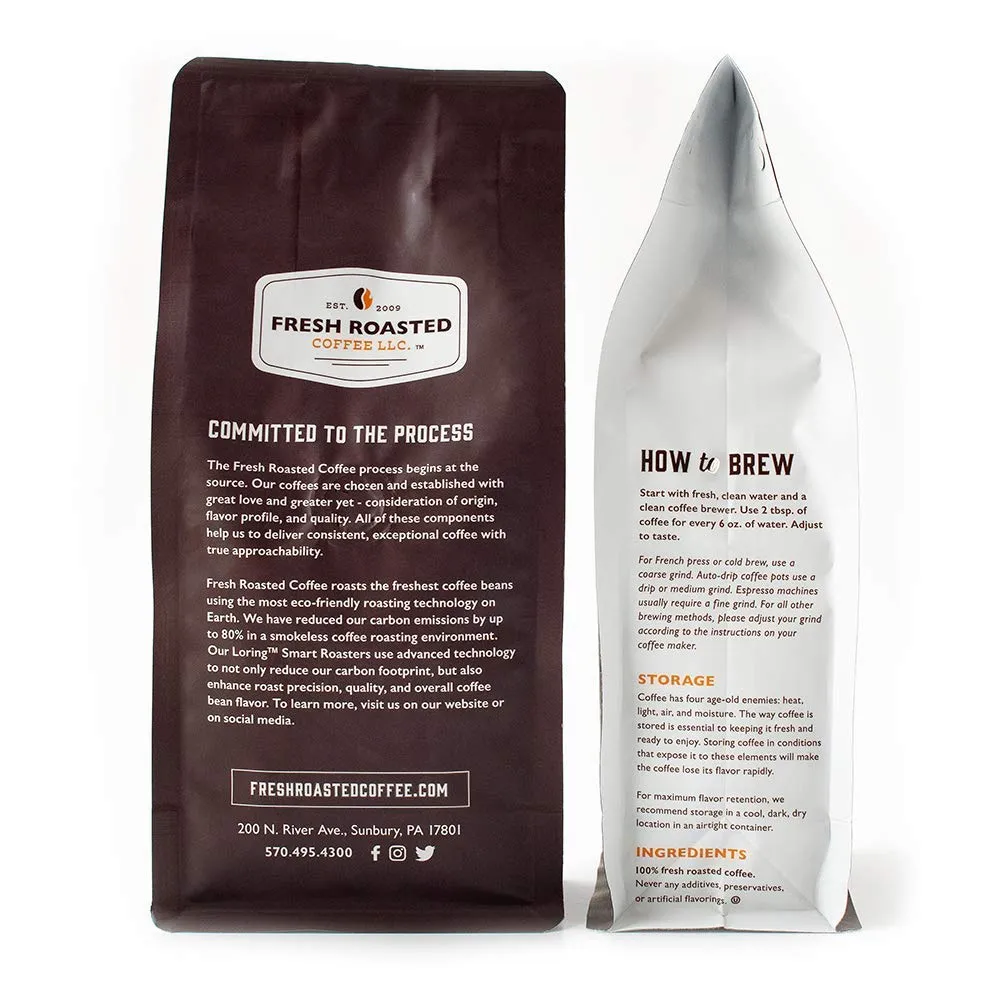 Fresh Roasted Coffee, Organic Bali Blue Moon, 5 lb (80 oz), Medium Roast, Kosher, Whole Bean