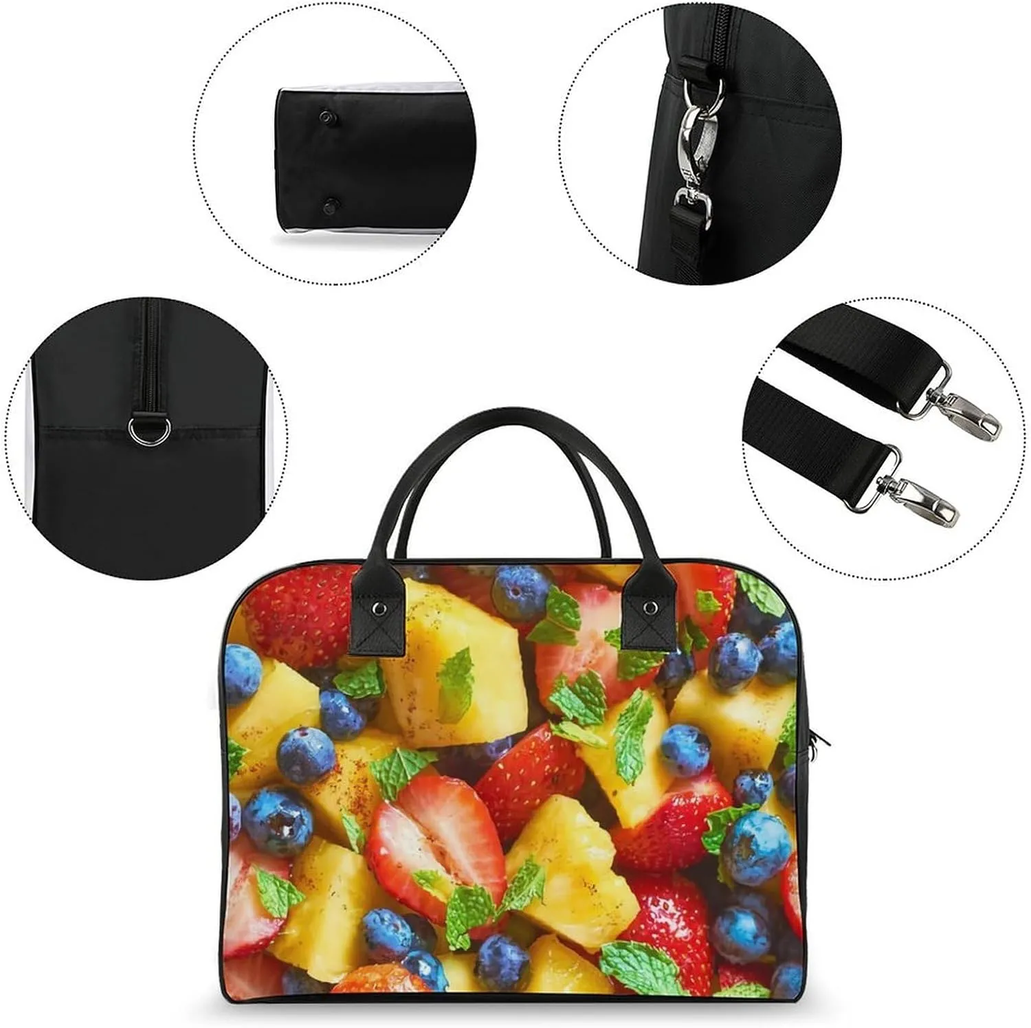 Funny Hot Dog Travel Handbag with A Large Capacity Design That Can Be Reused