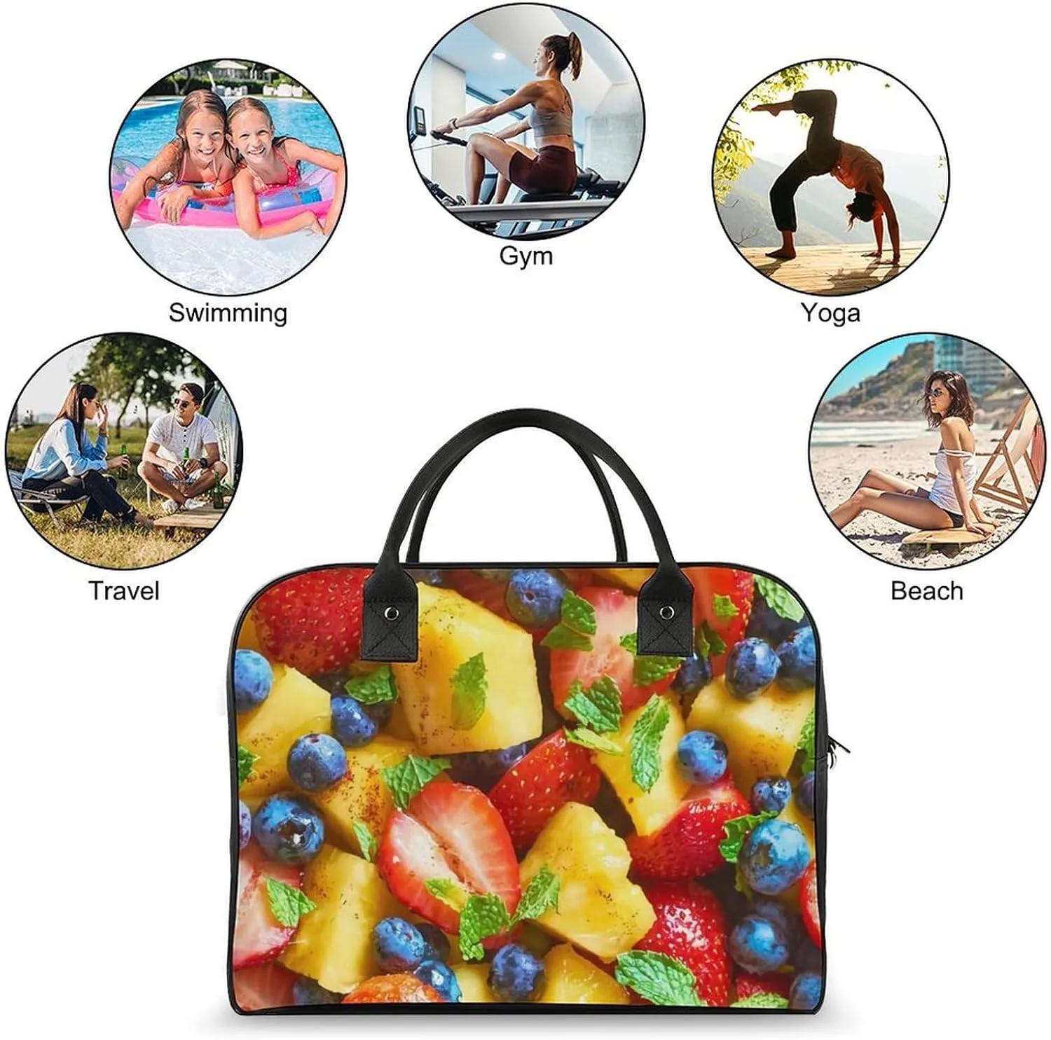 Funny Hot Dog Travel Handbag with A Large Capacity Design That Can Be Reused