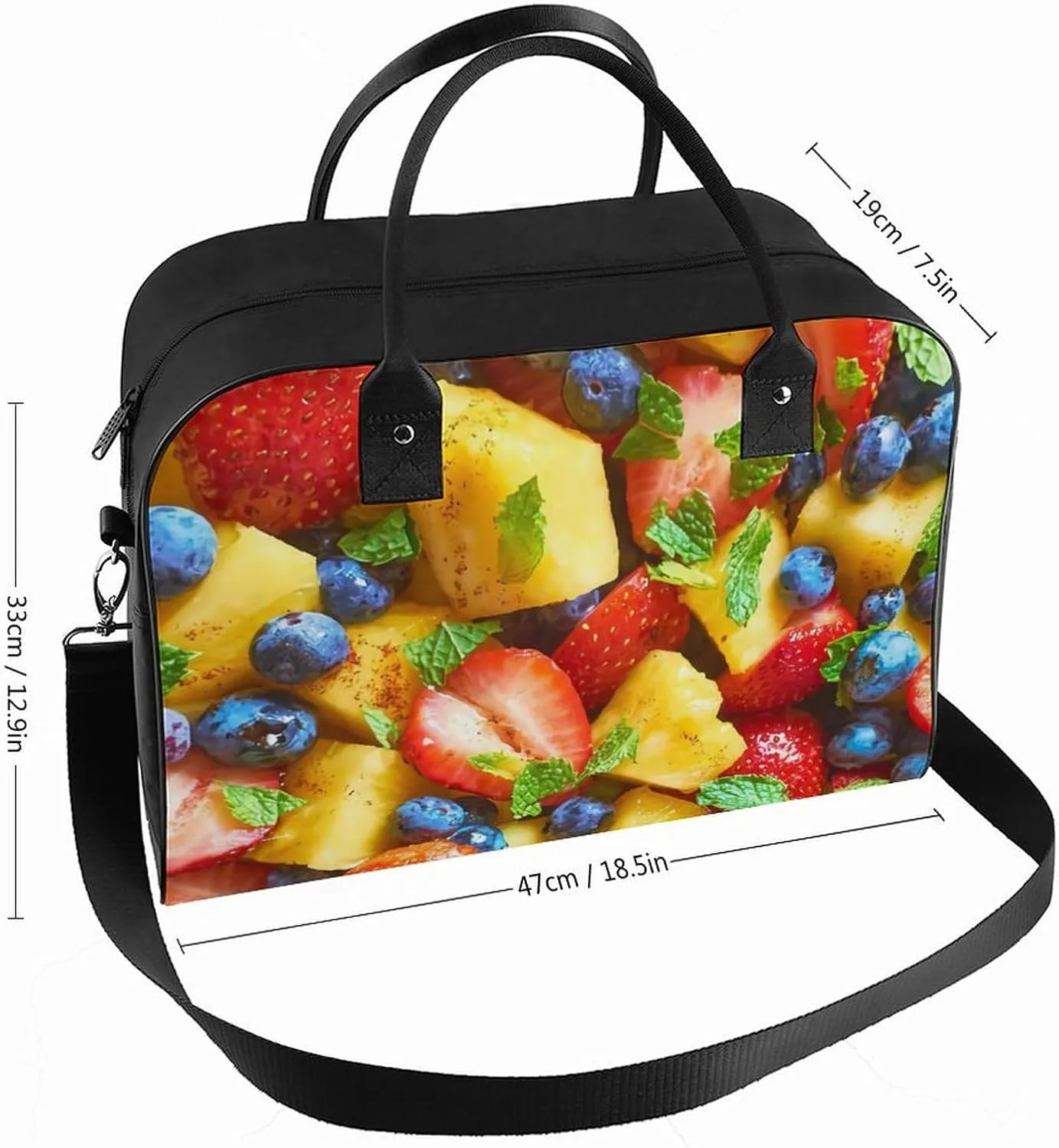 Funny Hot Dog Travel Handbag with A Large Capacity Design That Can Be Reused
