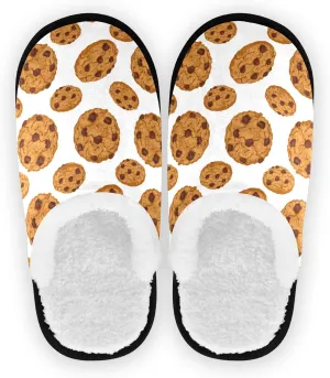 Fuzzy House Slippers Warm Nonslip Slippers for Women's Men's Cozy indoor Travel Shoes