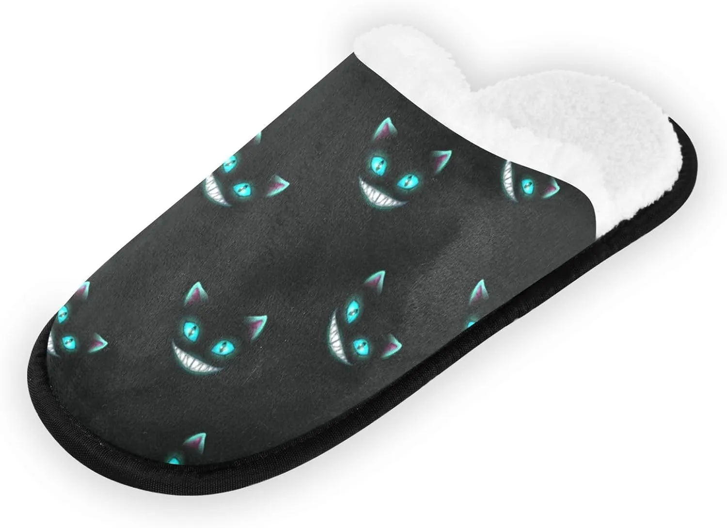 Fuzzy House Slippers Warm Nonslip Slippers for Women's Men's Cozy indoor Travel Shoes