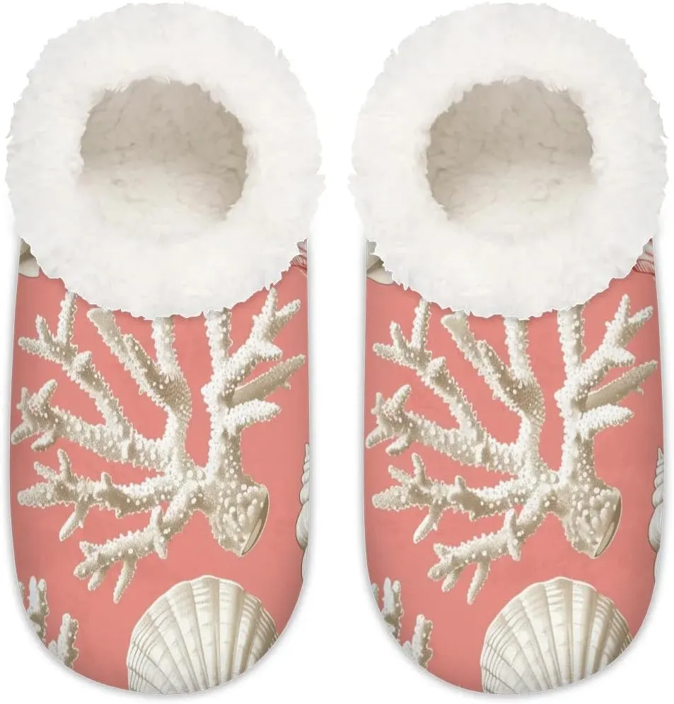 Fuzzy Slippers for Women Non-Slip Home Slippers Warm Indoor Bedroom Slippers Fluffy Women's Slippers Cozy Gift for Home Travel