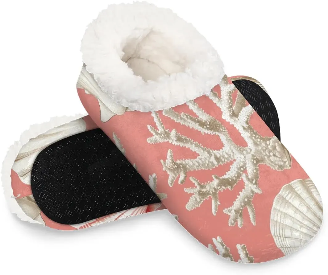 Fuzzy Slippers for Women Non-Slip Home Slippers Warm Indoor Bedroom Slippers Fluffy Women's Slippers Cozy Gift for Home Travel