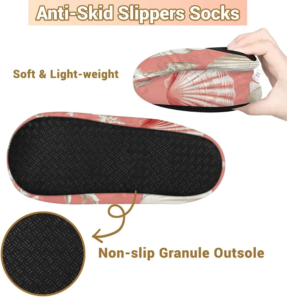 Fuzzy Slippers for Women Non-Slip Home Slippers Warm Indoor Bedroom Slippers Fluffy Women's Slippers Cozy Gift for Home Travel