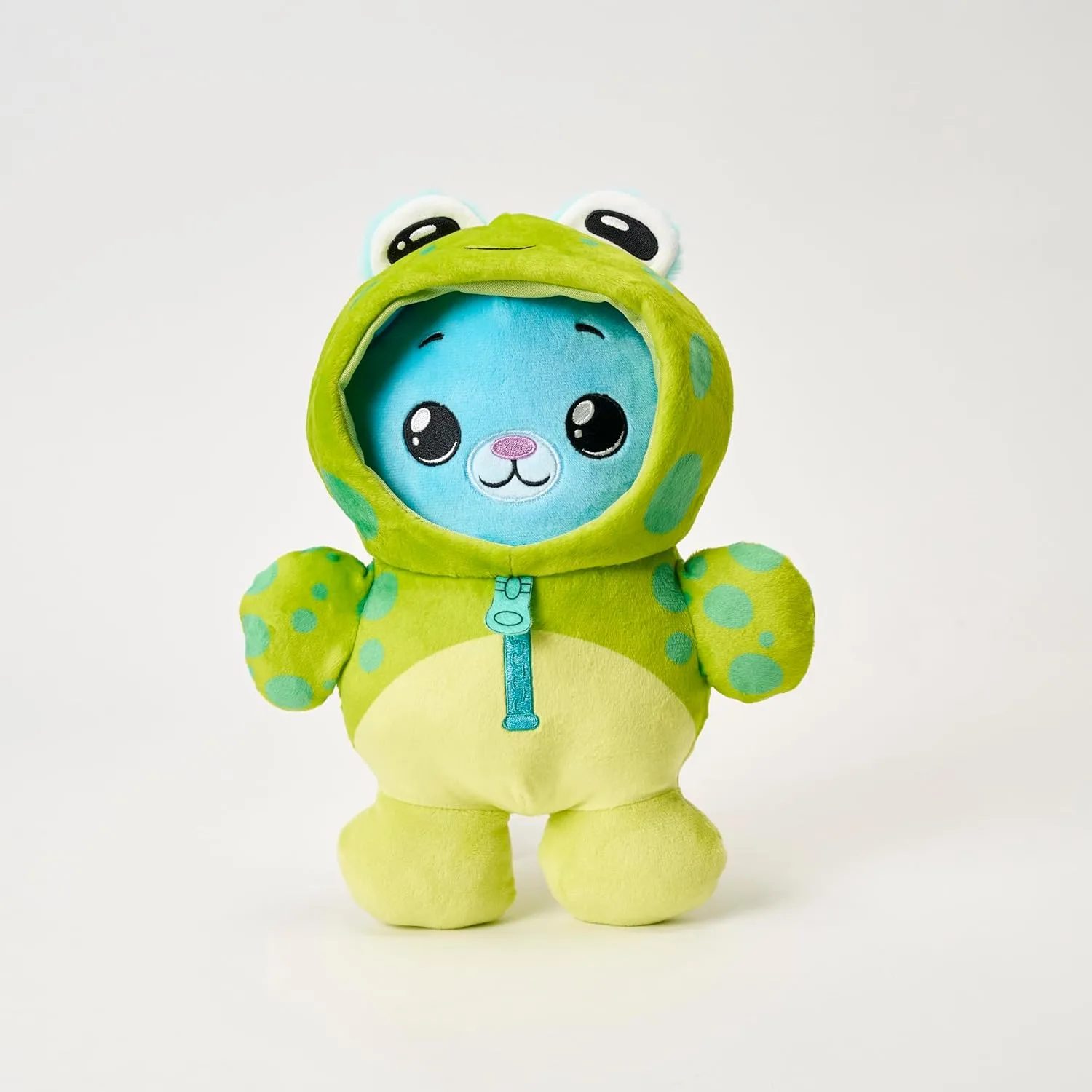 Fuzzy Wuzzy Onezy Pudding 11 inch Plush - Large Teddy Stuffed Animal for Travel, Gift, Bedtime for Kids, Teens