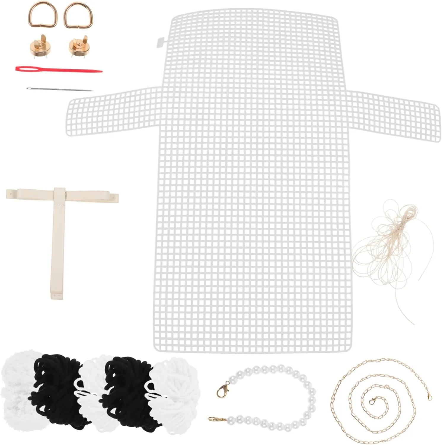 Gadpiparty Unique DIY Bag Making Kit Shoulder Bag Accessories Handmade DIY Material
