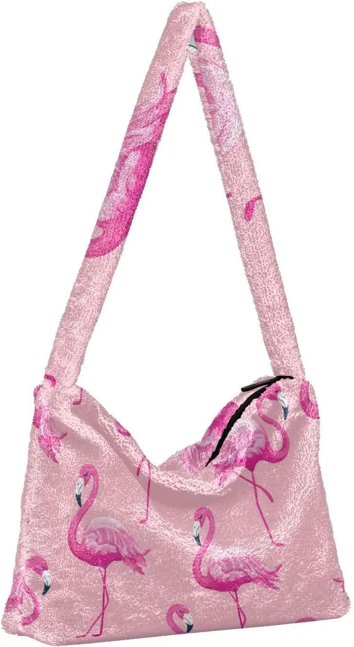 GAIGEO Pink Flamingos Women's Bag, Women's Handbags, Crossbody Bookbag for Women