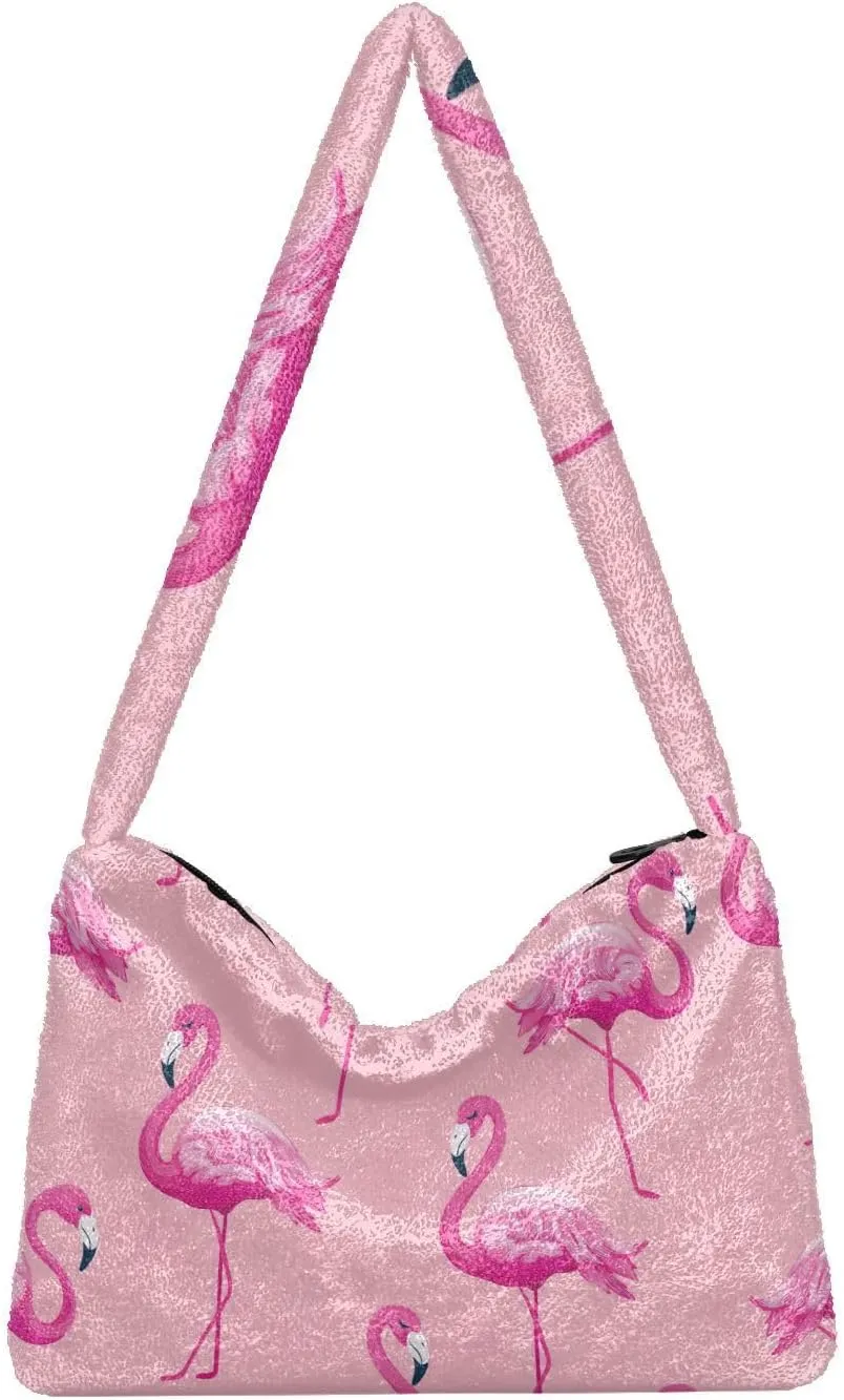 GAIGEO Pink Flamingos Women's Bag, Women's Handbags, Crossbody Bookbag for Women
