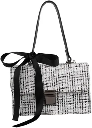 Gatuida 1Pc Stylish Women Handbag Shoulder Cross Body Tote Bag for Shopping Traveling and Daily Use Practical Design for Mobile Phone Keys and More Elegant