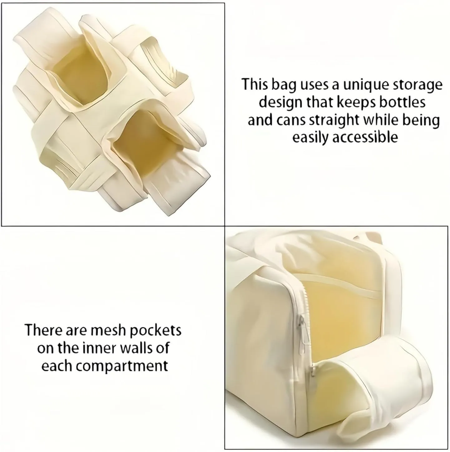 GDSAFS Large Capacity Wide-Open Travel Cosmetic Bag - Curetoaway Travel Cosmetic Bag, 4-In-1 Portable Waterproof Dry/Wet Separation Pouch Open Flat Toiletry Bags with 4 Compartments (2pcs/E)