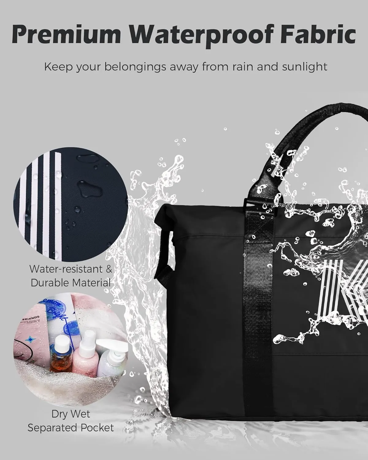 Gifts for Daughter 10 11 12 13 14 15 16 17 18 Year Old, Initial Travel Duffel Bag, Personalized Weekender Bag, Teen Girl Birthday Gift for Mothers Day, Bridesmaid Proposal Gift (Letter M)