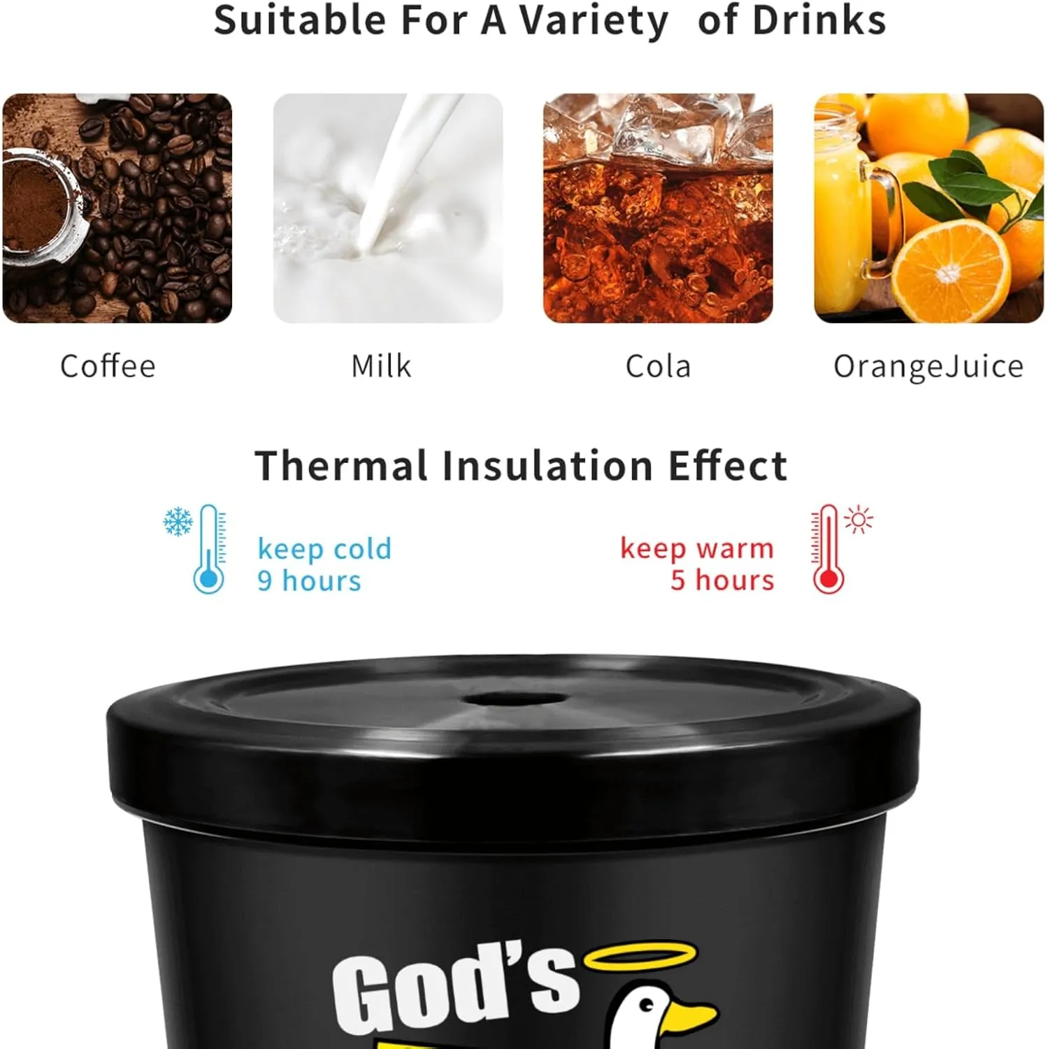 Gods Silliest Goose Tumbler 20 oz Tumbler with Lid and Straw Insulated Tumbler Stainless Steel Tumblers Funny Gift