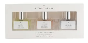 Gourmand THE MATCHA, VANILLE MOUSSE, SANTAL SUPREME Eau de Parfum Petite Trio Set 0.67 fl oz